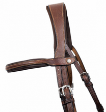Load image into Gallery viewer, Grained Leather Flash Bridle by Antares
