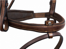 Load image into Gallery viewer, Grained Leather Flash Bridle by Antares
