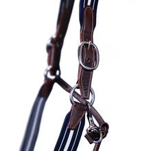 Load image into Gallery viewer, Leather & Elastic Stressless Halter