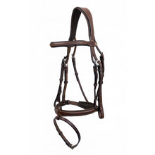 Load image into Gallery viewer, Grained Leather Flash Bridle by Antares