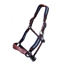 Load image into Gallery viewer, Leather &amp; Elastic Stressless Halter